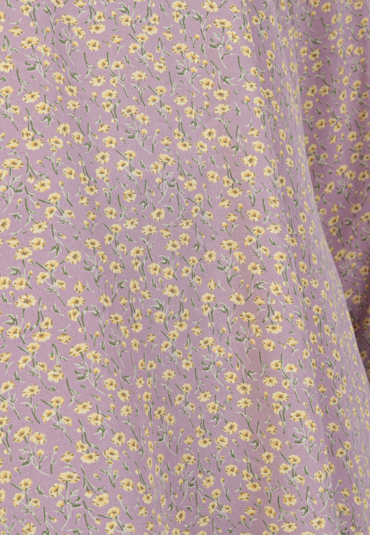 Makayla Raya4All Printed Classic Kurung Set - Lavender