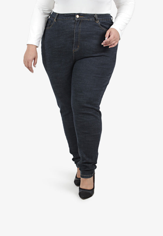 Mamacita High Waist Skinny Jeans - Black