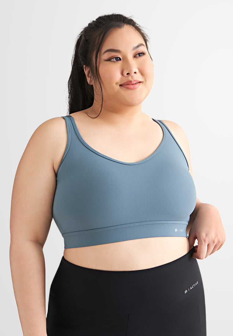 Robust Crop Top Style Sports Bra - Light Green – Mis Claire