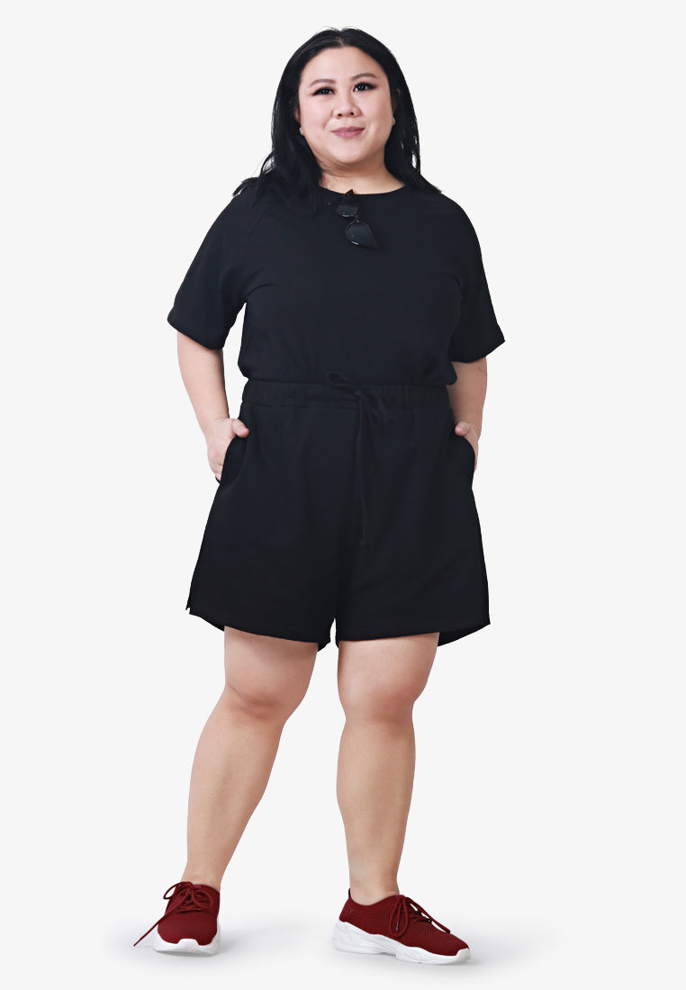 Shona Premium Staycation Shorts - Black
