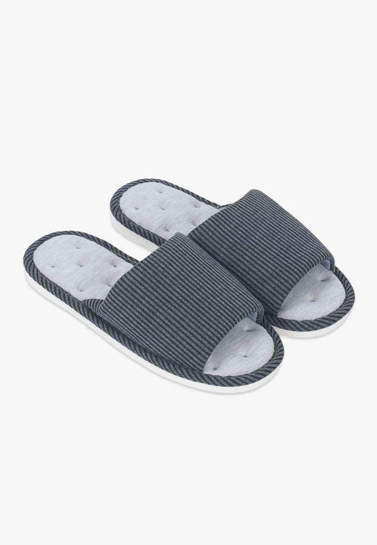 Solemate Extra Wide Unisex Room Slippers - Grey